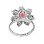 Load image into Gallery viewer, Cherry Flower Adjustable Ring Unigem