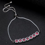 Load image into Gallery viewer, Cherry Red Adjustable Bracelet Unigem