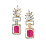 Load image into Gallery viewer, Pink Wine Stud Earrings Unigem