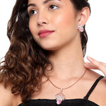 Load image into Gallery viewer, Rich Pink Club Pendant Set Unigem