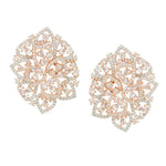 Load image into Gallery viewer, Rose Gold American Diamond Studded Earrings Unigem
