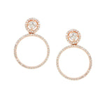 Load image into Gallery viewer, Rose Gold Hoop Earrings Unigem
