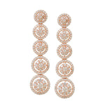 Load image into Gallery viewer, Rose Gold Lavish Earrings Unigem