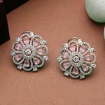 Load image into Gallery viewer, Rose Pink Hoop Earrings Unigem
